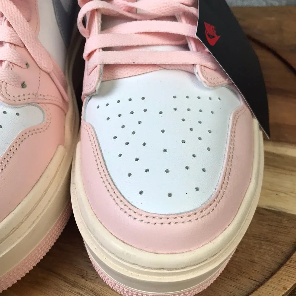 Nike Air Jordan 1 Elevate Low Women 10.5 Atmosphere Pink Grey White Sneakers NEW